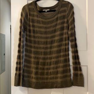 BB Dakota green striped sweater